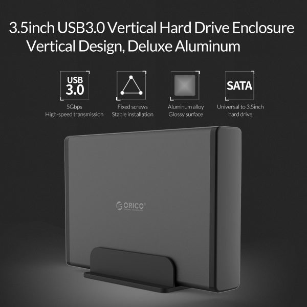 ORICO 7688U3 - 3.5 inch USB3.0 External Hard Drive Enclosure - Image 2