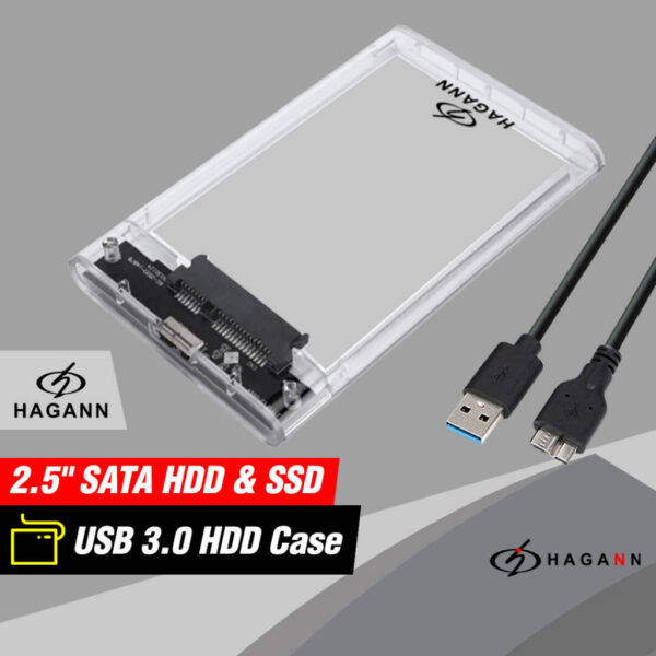 HAGANN Case Harddisk External USB 3.0 HDD Enclosure 2.5" SATA - Image 6